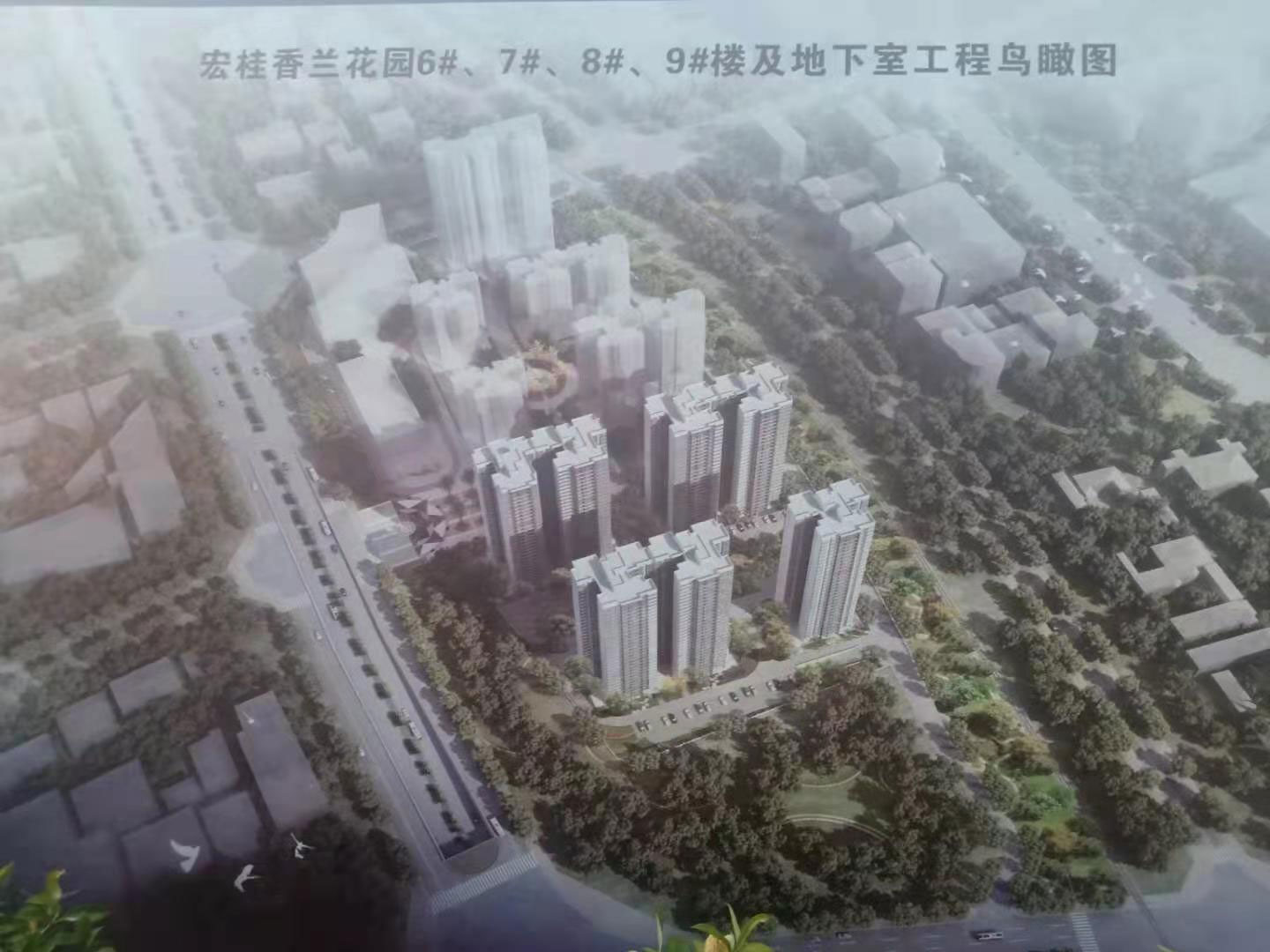 广西柳州宏桂集团“宏桂香兰花园”项目外墙选用